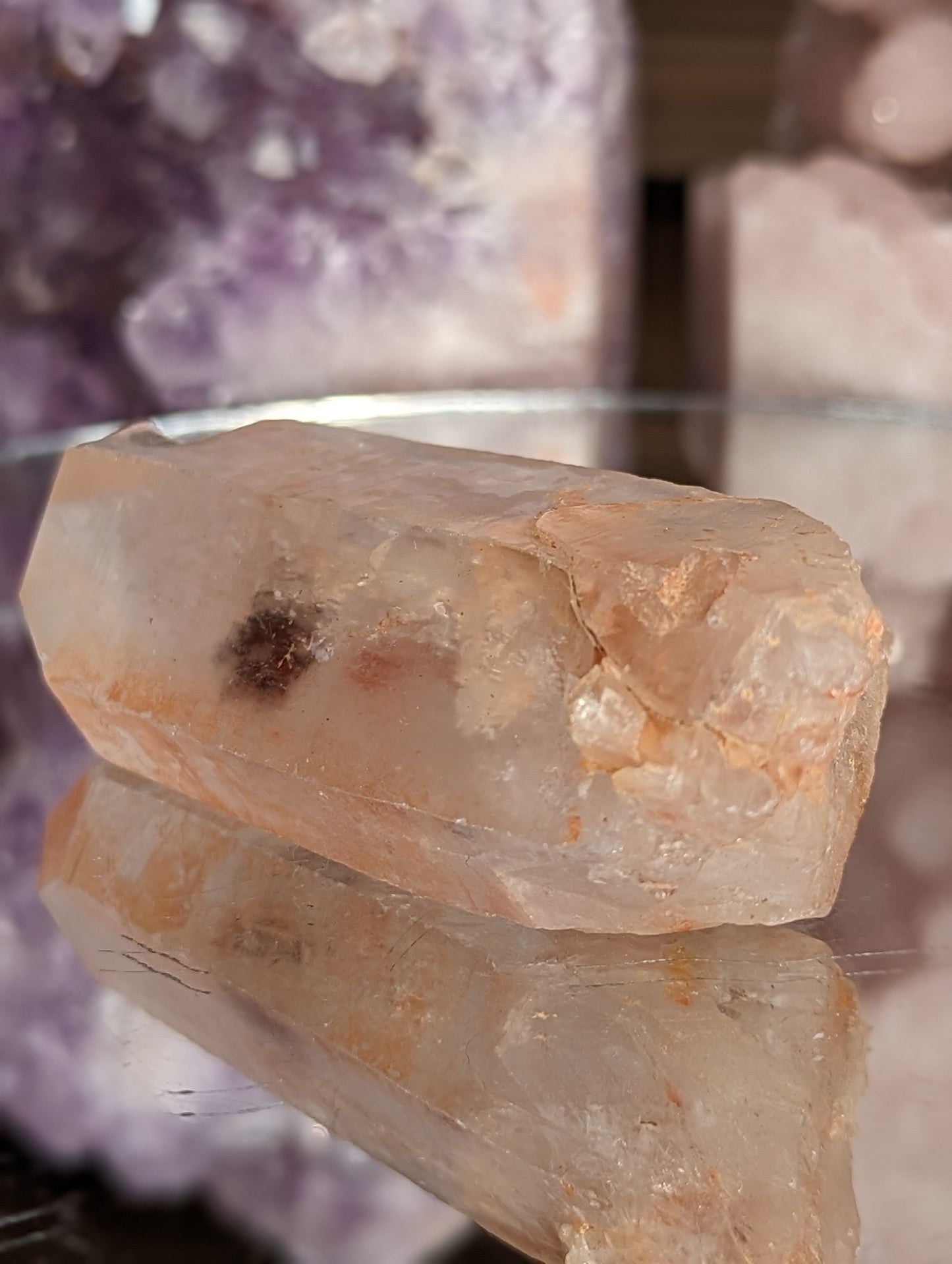 Dendritic Tangerine Lemurian | Vitality & Energy